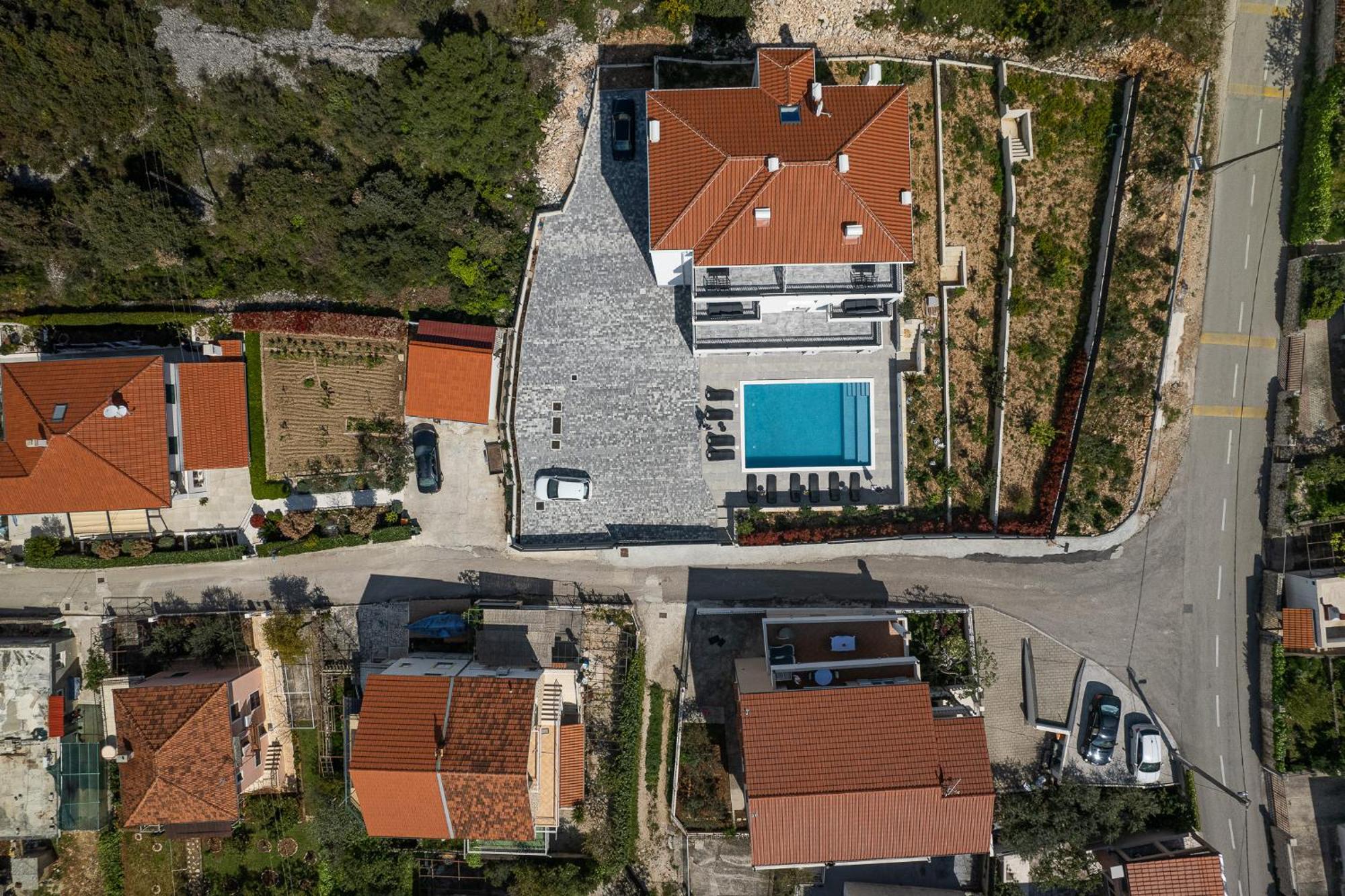 Villa Barbara & Zoran With Free Parking And Heated Swimming Pool Seget Vranjica Exteriör bild