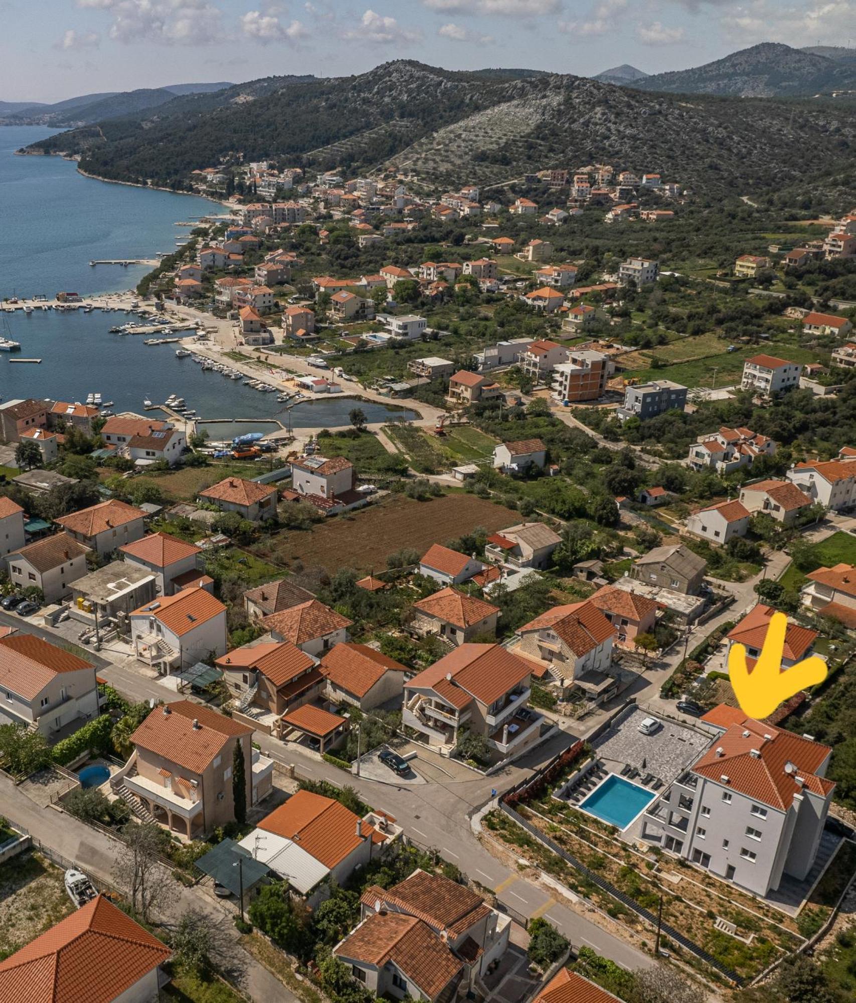 Villa Barbara & Zoran With Free Parking And Heated Swimming Pool Seget Vranjica Exteriör bild